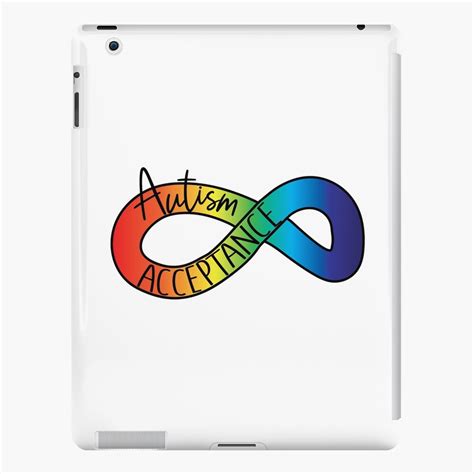 Autism Acceptance Rainbow Infinity Symbol Ipad Case And Skin For Sale