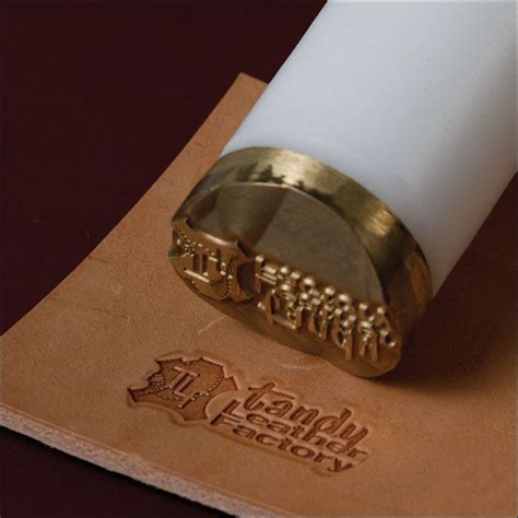 Custom Design Leather Stamp 1 78 51 Mm Leather Diy Pinterest