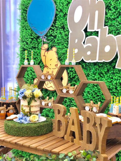 Winnie The Pooh Baby Shower Party Ideas Photo 1 Of 10 Catch My Party