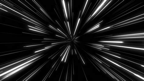 Abstract Tunnel Speed Light Starburst Background Stock Footage Video