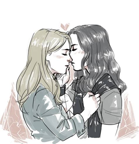 You Kiss Me And It Cracks Me Open By Lesly Oh Lesbian Drawing