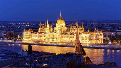 Budapest Parliament Building At Night Photograph By Ioan Panaite Fine