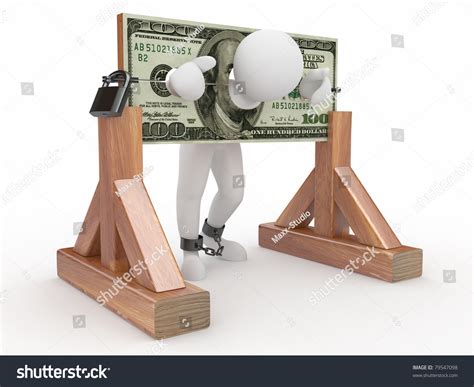 Man Being Held Hostage By Money Stock Photo Shutterstock