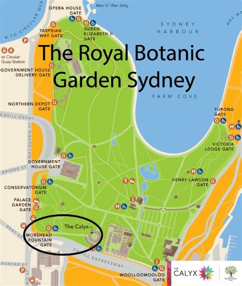 Rose Garden Royal Botanic Gardens Sydney Map 3ddesignhubs