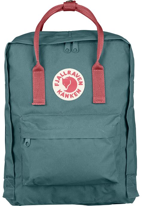 Check out clothing, shoes, technical hardware & avalanche safety equipment. Fjällräven Kånken Rucksack frost green/peach pink | campz.ch