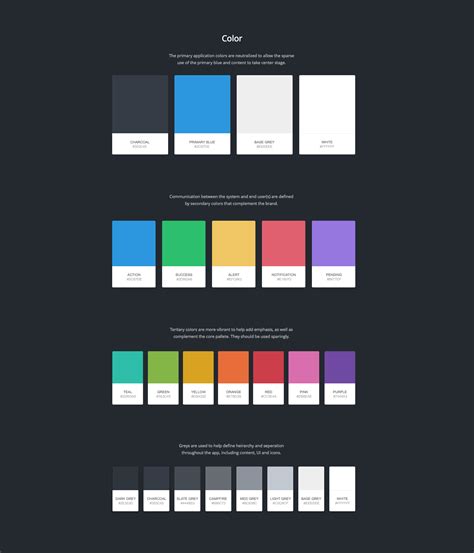 Image Result For Ui Color System Graphisches Design Graphic Design