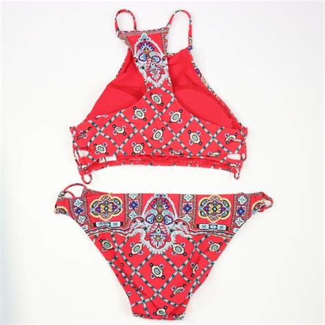 Nanette Lepore Swim Nwt Nanette Lepore Pretty Tough Red Bikini Set