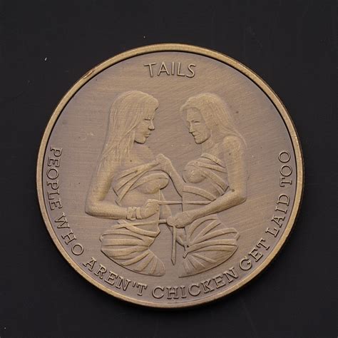 Bronze Coins Sex Coin Collections Chicks Get Laid Heads Tails Plated