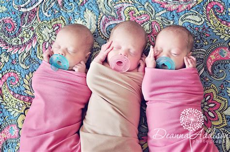 Deanna Addison Photography The Abbe Triplets Newborn