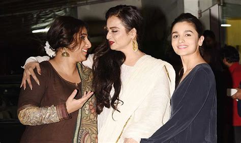 When Begum Jaan Met Umrao Jaan Rekha Alia Bhatt Spotted At The