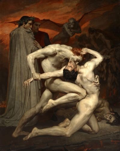 Dante And Virgil In Hell 1850 William Adolphe Tumbex