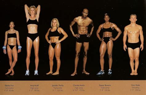The Body Shapes Of The Worlds Best Athletes Compared Side By Side