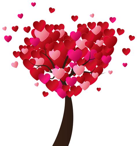 You will not get paid any single money for them. Valentine's Day Heart Tree PNG Clip-Art Image | Gallery ...