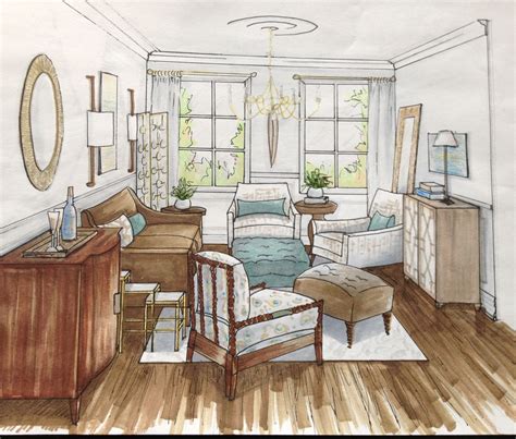 living room sketch interior design sketches interior design