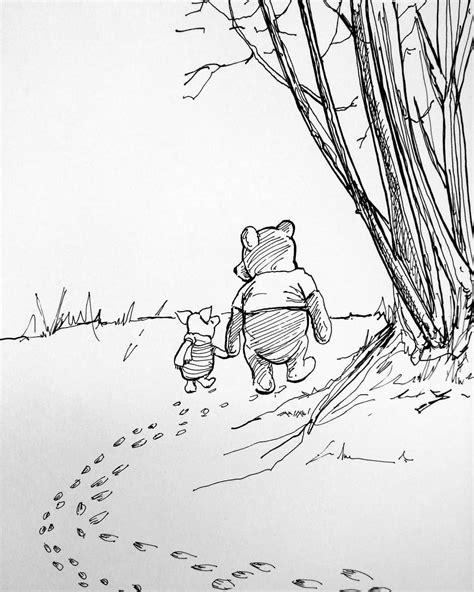 Winnie The Pooh And Piglet Drawings