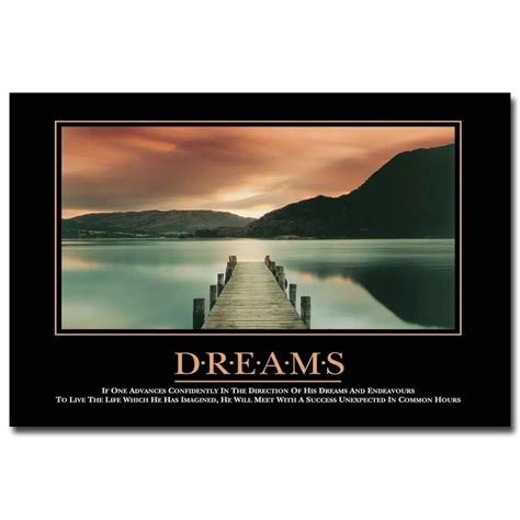 J1471 Dream Motivational Quote Office Pop 14x21 24x36 Inches Silk Art Poster Top Fabric Print