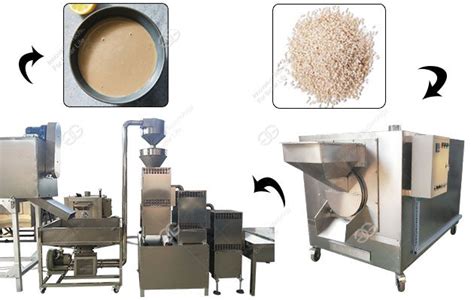 Tahini Sauce Production Line Sesame Paste Making Machine Factory