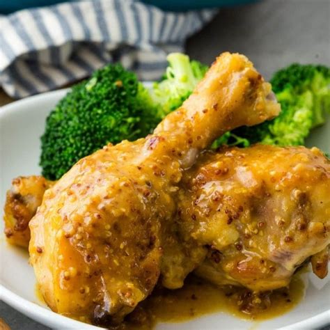 Honey Mustard Baked Chicken Drumsticks Recipe Sweet Cs Designs