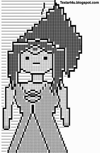 All symbol characters have a unique symbol name and meaning. Flame Princess ASCII Art Copy Paste Code | Cool ASCII Text ...