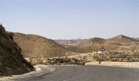 Sahara Desert Rocks And Route Stock Image Image Of Natural Orange