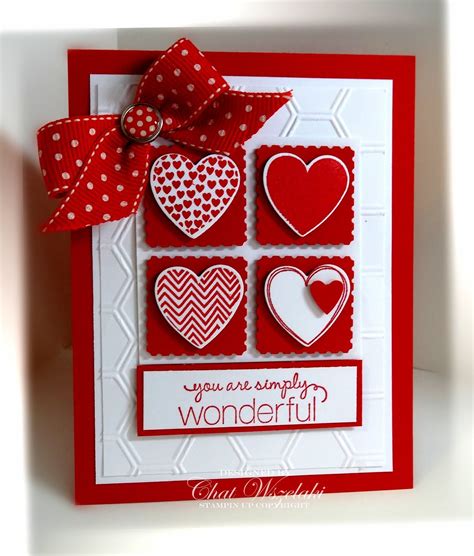 Hearts A Flutter Valentines Cards Stampin Up Valentine Cards