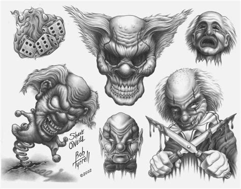 70 Awesome Clown Tattoos 25 Amazing Jester Tattoo Designs Evil Clown
