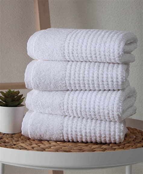 Sorano Collection 100 Turkish Cotton 4 Pc Hand Towels Ozan