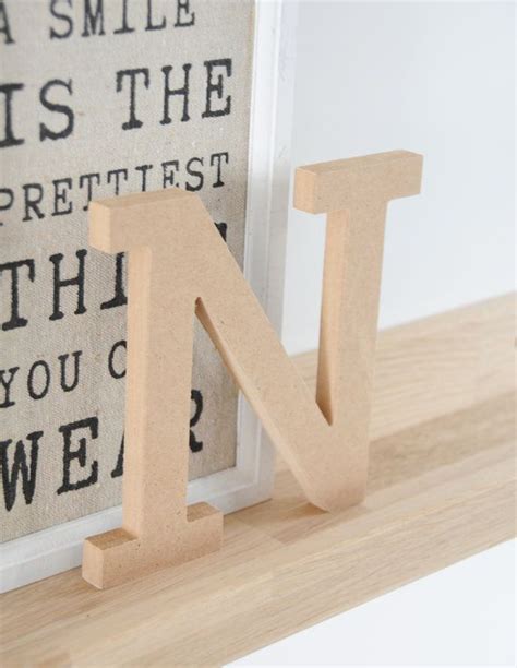 Free Standing Wooden Letter 15cm6 Mdf Capital By Loudfairynl Wooden