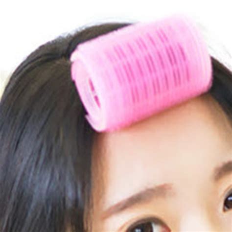 2pcsset Diy Plastic Hair Curler Small Womens Hair Brush Curling Wand