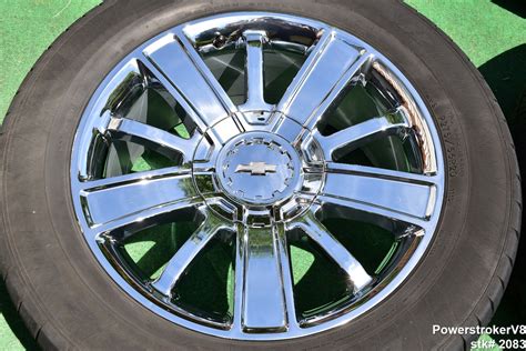 20 Chevy Silverado 1500 High Country Gmc Sierra Oem Chrome Wheels