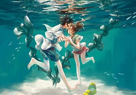 1920x1200px Free Download Hd Wallpaper Anime Underwater Anime