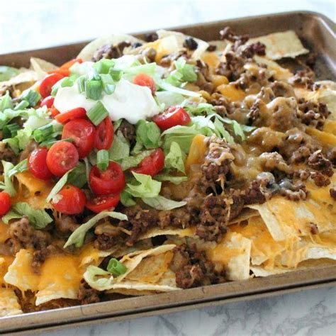 Sheet Pan Nachos Recipe With Homemade Taco Seasoning