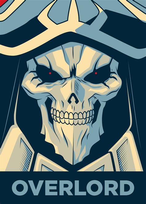 Overlord Ainz Ooal Gown Poster By Christopher Sanabria Displate