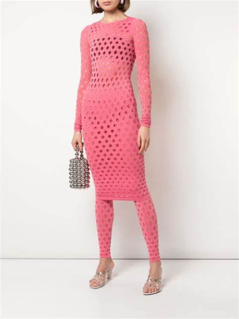 Maisie Wilen Perforated Style Dress Ss20 Farfetchcom