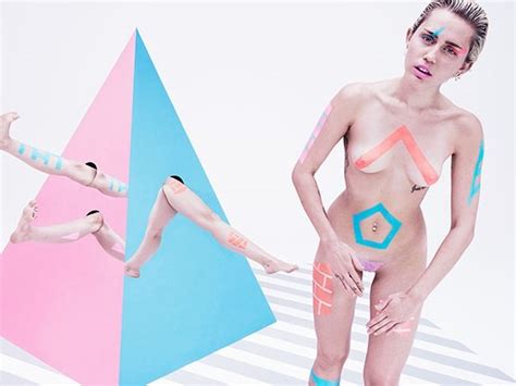 Miley Cyrus Completely Naked In Paper Magazine