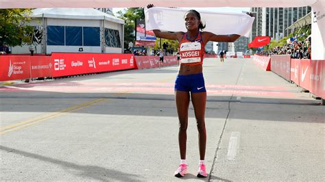 Kenyas Brigid Kosgei Breaks Womens Marathon World Record Npr