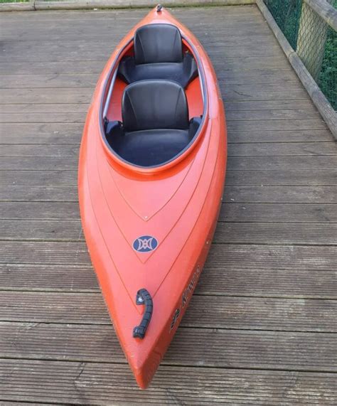 Perception Kiwi 2 Tandem Double Kayak With 3 Paddles Trolley