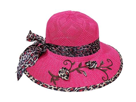 Buy Majik Floral Print Hat With Ribbon For Beach Summer Hats For Girls