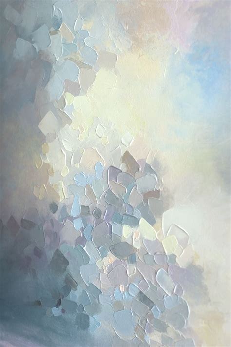 Sky Detail From Summer Storm 36x36 Contemporary Abstract Landscape