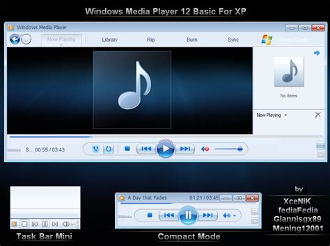 Windows Media Player 12 For Xp By Xcenik On Deviantart