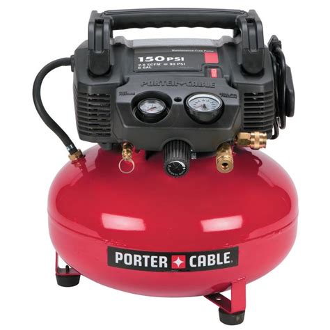 Shop Porter Cable 08 Hp 6 Gallon 150 Psi 120 Volt Pancake Electric Air