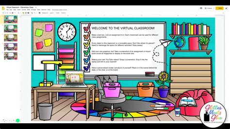 Click make it to enter the kapwing studio and use this template to add your own bitmoji, digital posters, favorite books, inspirational quotes, and anything else that can showcase who you are to your. Virtual Classroom Templates for Teachers - YouTube
