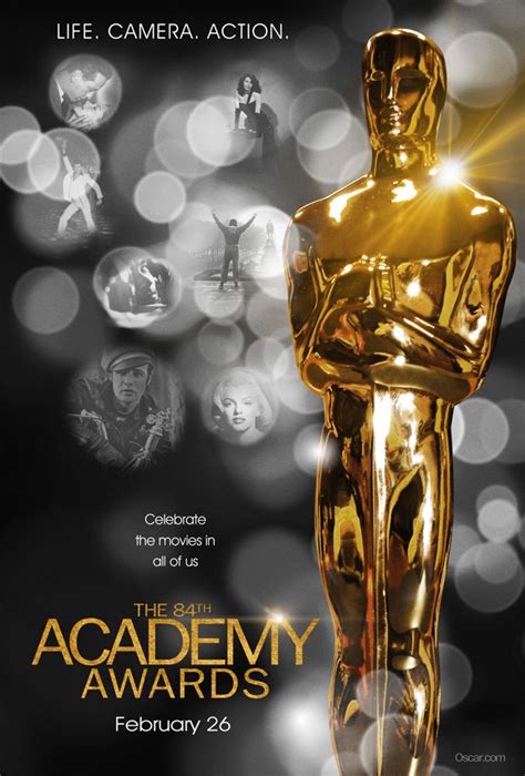 84th Academy Awards Poster A Few Steps Along The Way To The Finish