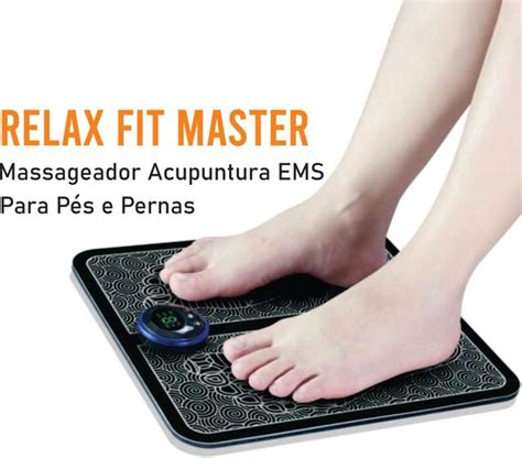 Tapete Massageador El Trico Relax Fit Ems Terapia Relaxante Para P S E