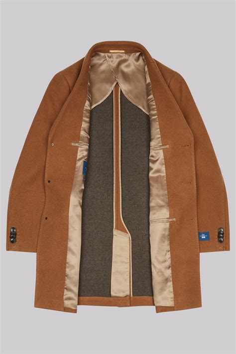 Moss 1851 Camel Double Face Overcoat