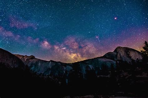 Wallpaper Id 128920 Nature Landscape Stars Night Mountains