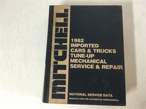 Mitchell Hardcover Manual Tune Up Mechanical Service And Repair Imported