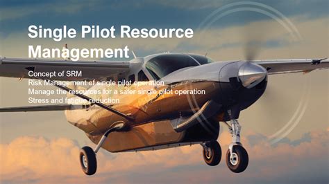 Single Pilot Resource Management Course Qrosscheck Aviation E Learning