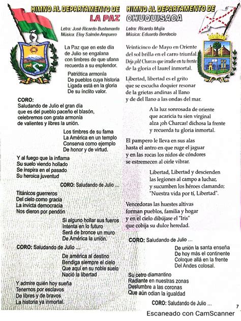 Himno A La Paz Y Chuquisaca Pdf