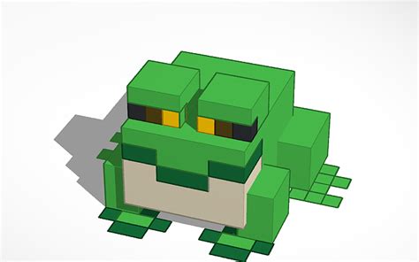 3d Design Minecraft Frog Tinkercad